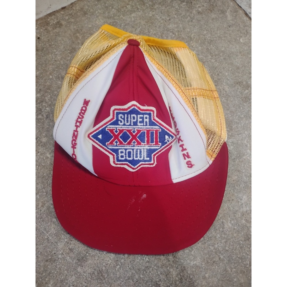NFL Washington Commanders AJD Cap Hat Mens One Size Multicolor Has Wear